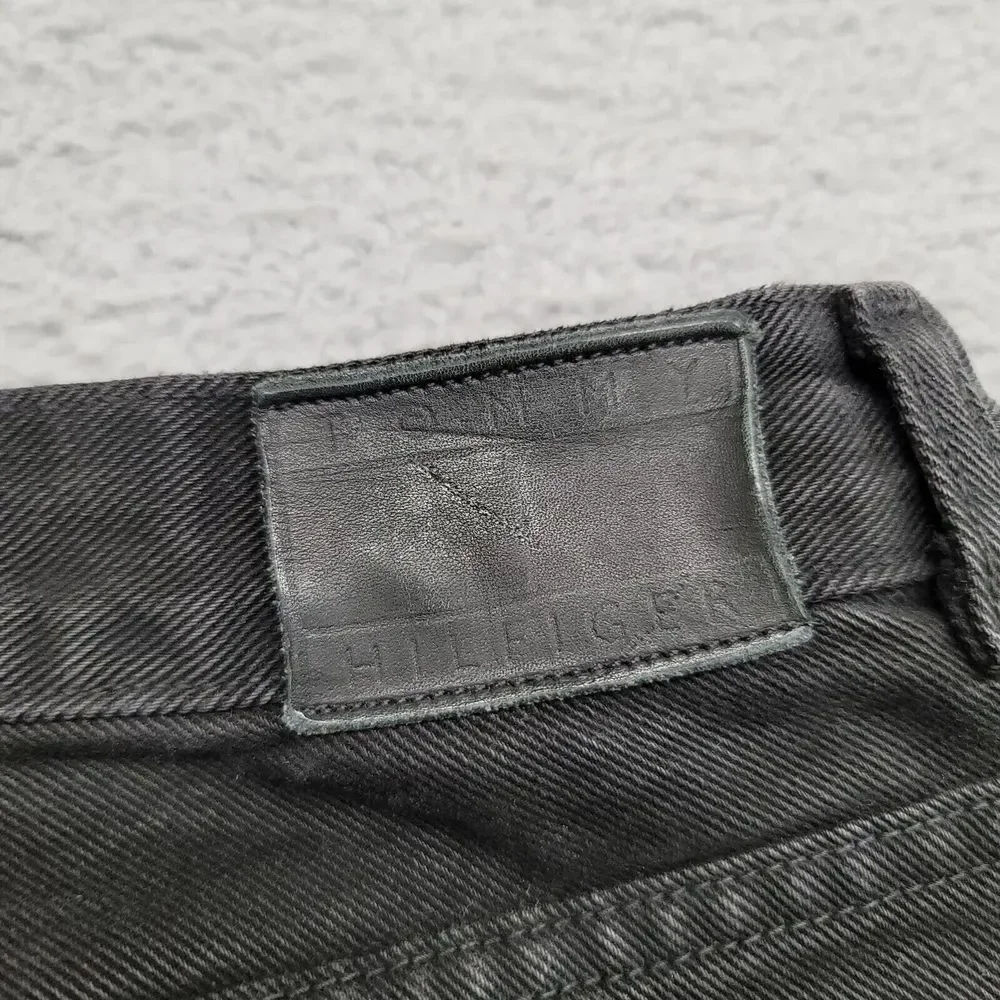Tommy Hilfiger Jeans Womens 14 Black Boyfriend Vintage Baggy‎ 90s Y2k Streetwear